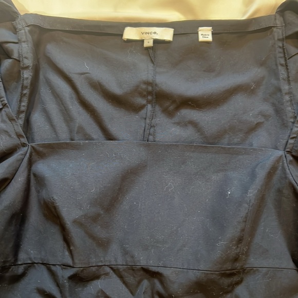 Vince puff sleeve black top - Picture 2 of 3